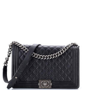 Chanel Boy Flap Bag Quilted Calfskin #241906C16B